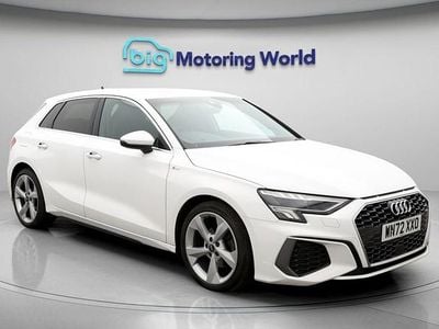 Used Audi A3 Sportback S-Line 110 HP (80 kW) 2022 White Hatchback