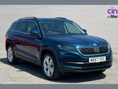 Used Skoda Kodiaq SE L 150 HP (110 kW) 2017 Blue SUV
