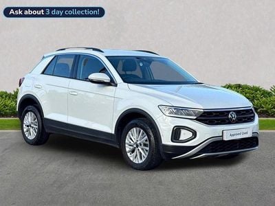 White Used 2022 VW T-Roc Life SUV | £17,415 (Fair price)