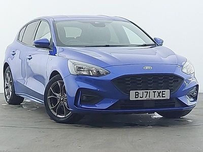 Blue Used 2021 Ford Focus ST-Line Hatchback | £12,798 (Good price)