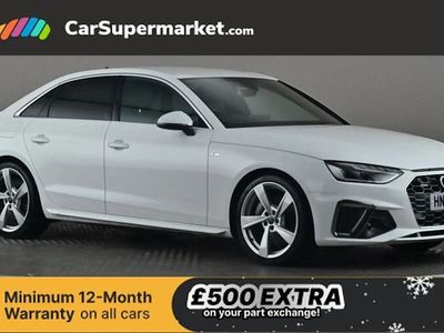 White Used 2020 Audi A4 S-Line Sedan | £21,697 (Super price)