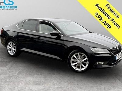 Used Skoda Superb SE L Executive 150 HP (110 kW) 2017 Black Hatchback