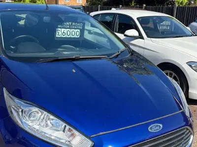 Used Ford Fiesta Titanium 75 HP (55 kW) 2016 Blue Hatchback