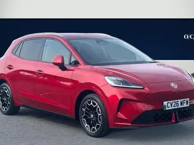 New MG MG4 EV 2026 Dynamic red Hatchback