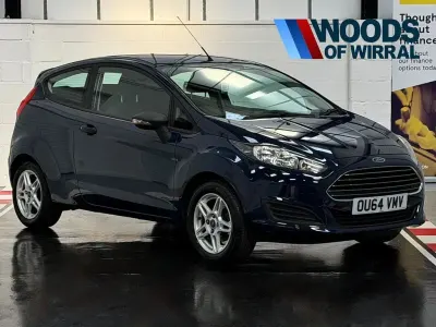Used Ford Fiesta Studio 82 HP (60 kW) 2014 Blue Hatchback