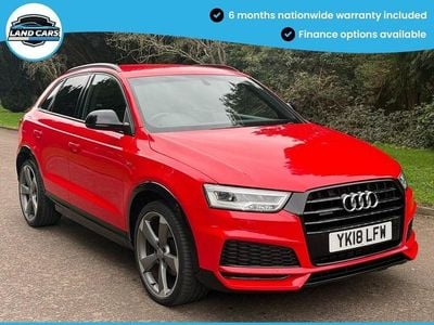 Używany Audi Q3 Black Edition 180 KM (132 kW) 2018 Czerwony SUV
