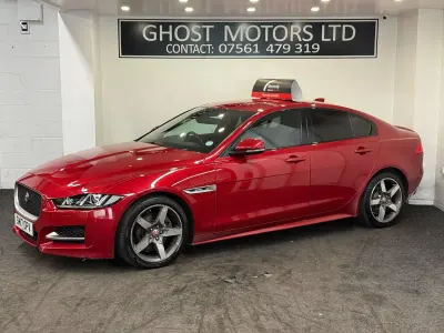 Used Jaguar XE R-Sport 180 HP (132 kW) 2017 Red Sedan