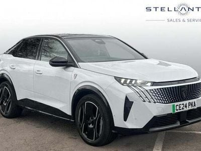 White Used 2024 Peugeot e-3008 GT SUV | £23,850