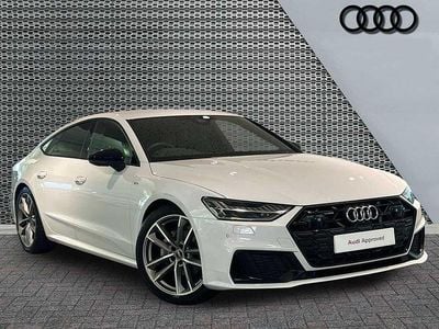Used Audi A7 Black Edition 245 HP (180 kW) 2023 White Sedan