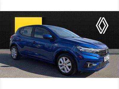 Used Dacia Sandero Comfort 91 HP (66 kW) 2022 Blue Hatchback