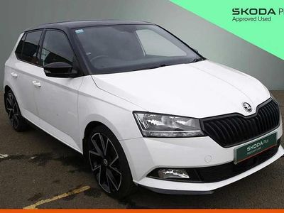 Used Skoda Fabia Monte Carlo 94 HP (69 kW) 2019 Candy white black magic pearl effect Hatchback