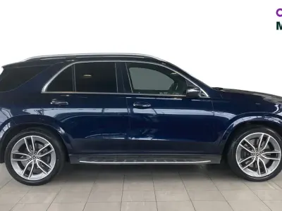 Used Mercedes GLE450 AMG AMG line 367 HP (269 kW) 2019 Blue SUV