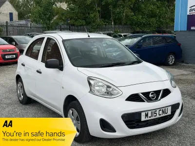 Used Nissan Micra Visia 2015 White Hatchback