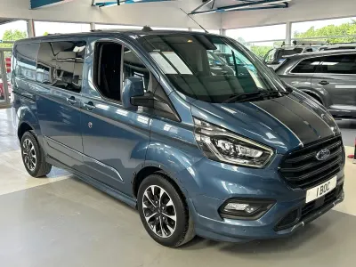 Used Ford Transit Custom Sport 185 HP (136 kW) 2020 Blue Van