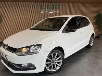 Used VW Polo Design 90 HP (66 kW) 2014 White Hatchback