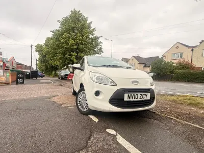 Used Ford Ka 69 HP (50 kW) 2010 White Hatchback