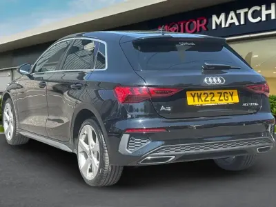 Used Audi A3 Sportback S-Line 204 HP (150 kW) 2022 Black Hatchback