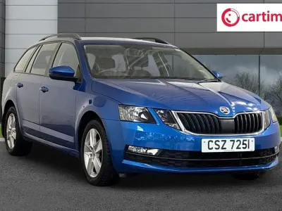 Begagnad Skoda Octavia SE 150 HK (110 kW) 2019 Blå Kombi