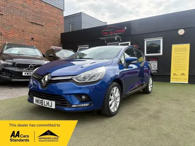 Used Renault Clio Dynamique 75 HP (55 kW) 2018 Blue Hatchback