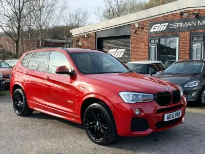 Used BMW X3 M Sport 258 HP (189 kW) 2016 Red SUV