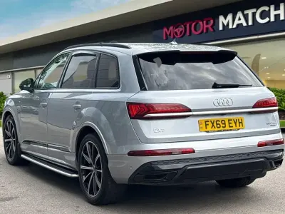 Begagnad Audi Q7 Black Edition 2019 Silver SUV