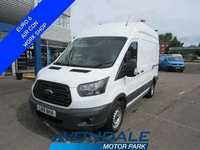 Used Ford Transit 130 HP (95 kW) 2019 White Van