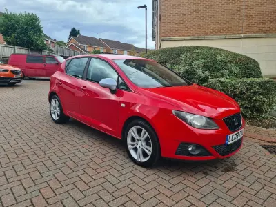 Used Seat Ibiza Sport 85 HP (62 kW) 2009 Red Hatchback