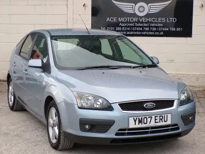 Used Ford Focus Zetec 100 HP (73 kW) 2007 Blue Hatchback