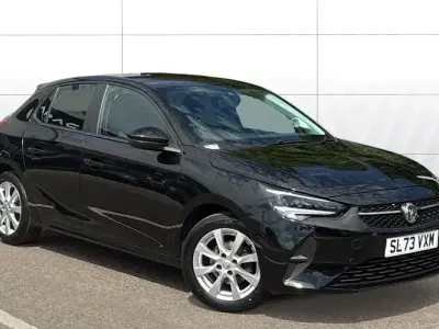 Used Vauxhall Corsa Design Edition 75 HP (55 kW) 2023 Black Hatchback