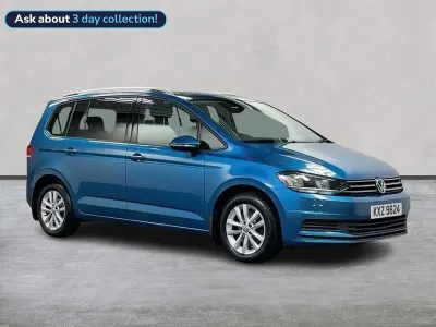 Used VW Touran Family 115 HP (84 kW) 2017 Blue MPV