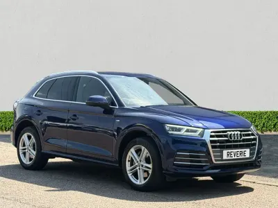 Used Audi Q5 S-Line 190 HP (139 kW) 2019 Blue SUV