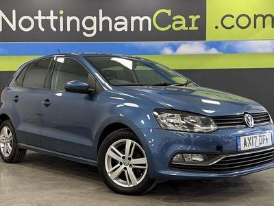 Used VW Polo Edition 75 HP (55 kW) 2017 Blue Hatchback