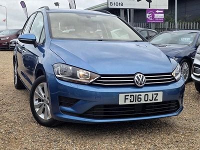 Used VW Golf Sportsvan SE 110 HP (80 kW) 2016 Blue MPV