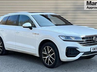 Used VW Touareg R-line 286 HP (210 kW) 2019 White SUV