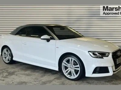 Used Audi A3 Cabriolet S-Line 147 HP (108 kW) 2020 White Cabriolet