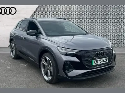 Used Audi Q4 e-tron Black Edition 210 kW (286 HP) 2025 Grey SUV