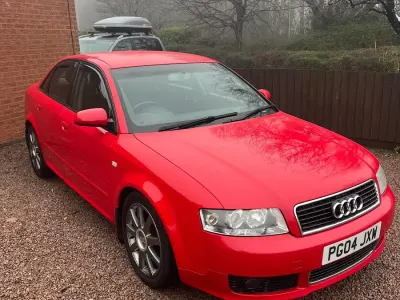 Used Audi A4 S-Line 163 HP (119 kW) 2004 Red Sedan