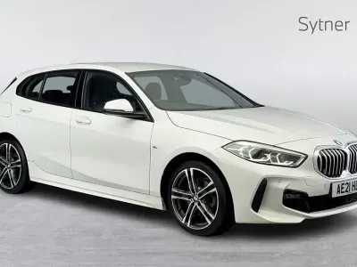 Used BMW 118 M Sport 134 HP (98 kW) 2021 White Hatchback