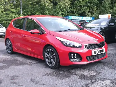 Used Kia Ceed GT-Line 118 HP (86 kW) 2018 Red Hatchback