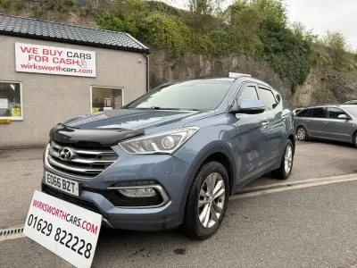 Used Hyundai Santa Fe Premium 197 HP (144 kW) 2016 Blue SUV