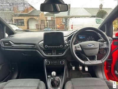 Used Ford Fiesta ST-Line 125 HP (91 kW) 2021 Red Hatchback