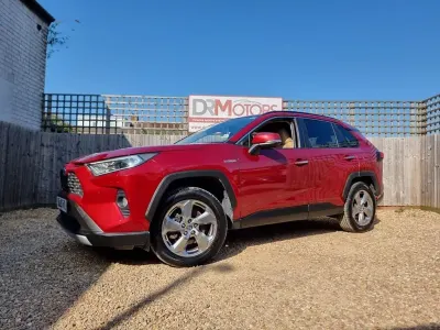 Begagnad Toyota RAV4 Hybrid 222 HK (163 kW) 2020 Röd SUV