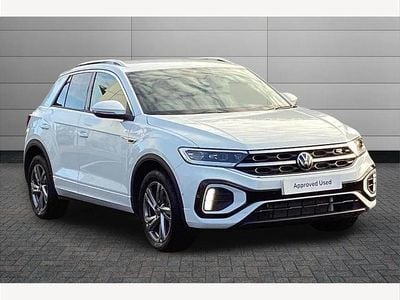 White Used 2025 VW T-Roc R-line SUV | £27,450 (Fair price)