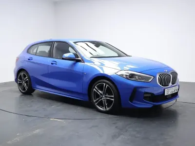 Used BMW 118 M Sport 136 HP (100 kW) 2022 Blue Hatchback