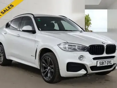 Used BMW X6 M Sport 313 HP (230 kW) 2017 White SUV