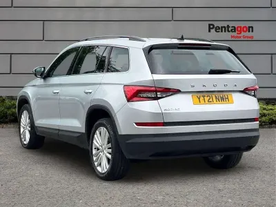 Gebraucht Skoda Kodiaq SE L 150 PS (110 kW) 2021 Silber SUV