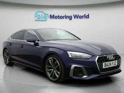 Used Audi A5 Sportback S-Line 150 HP (110 kW) 2024 Blue Hatchback