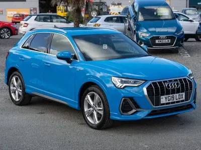 Used Audi Q3 S-Line 150 HP (110 kW) 2019 Blue SUV