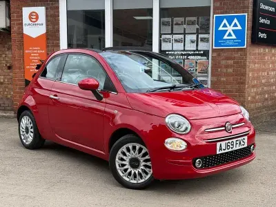Used Fiat 500C Lounge 69 HP (50 kW) 2020 Red Cabriolet