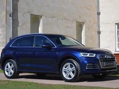 Used Audi Q5 S-Line 252 HP (185 kW) 2018 Blue SUV